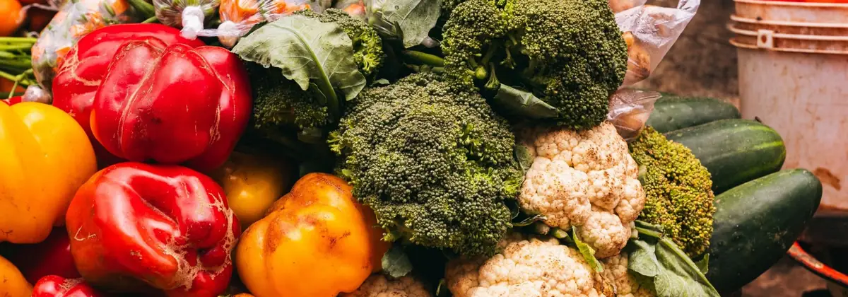 Fresh vegetables ready for a Push delivery